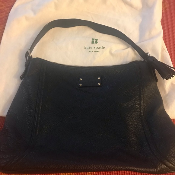 Kate Spade Leather Shoulder Bag w leather tassle